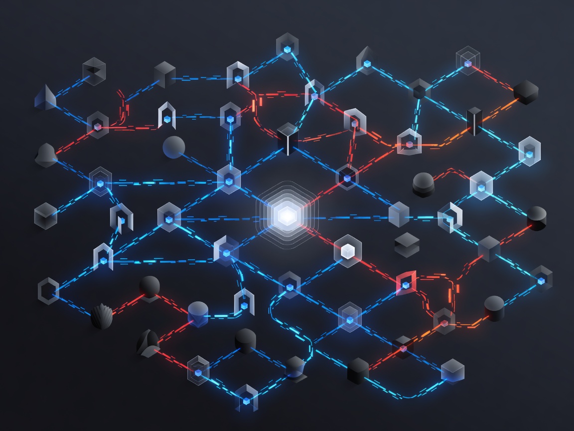 Network diagram representing zero trust data flow